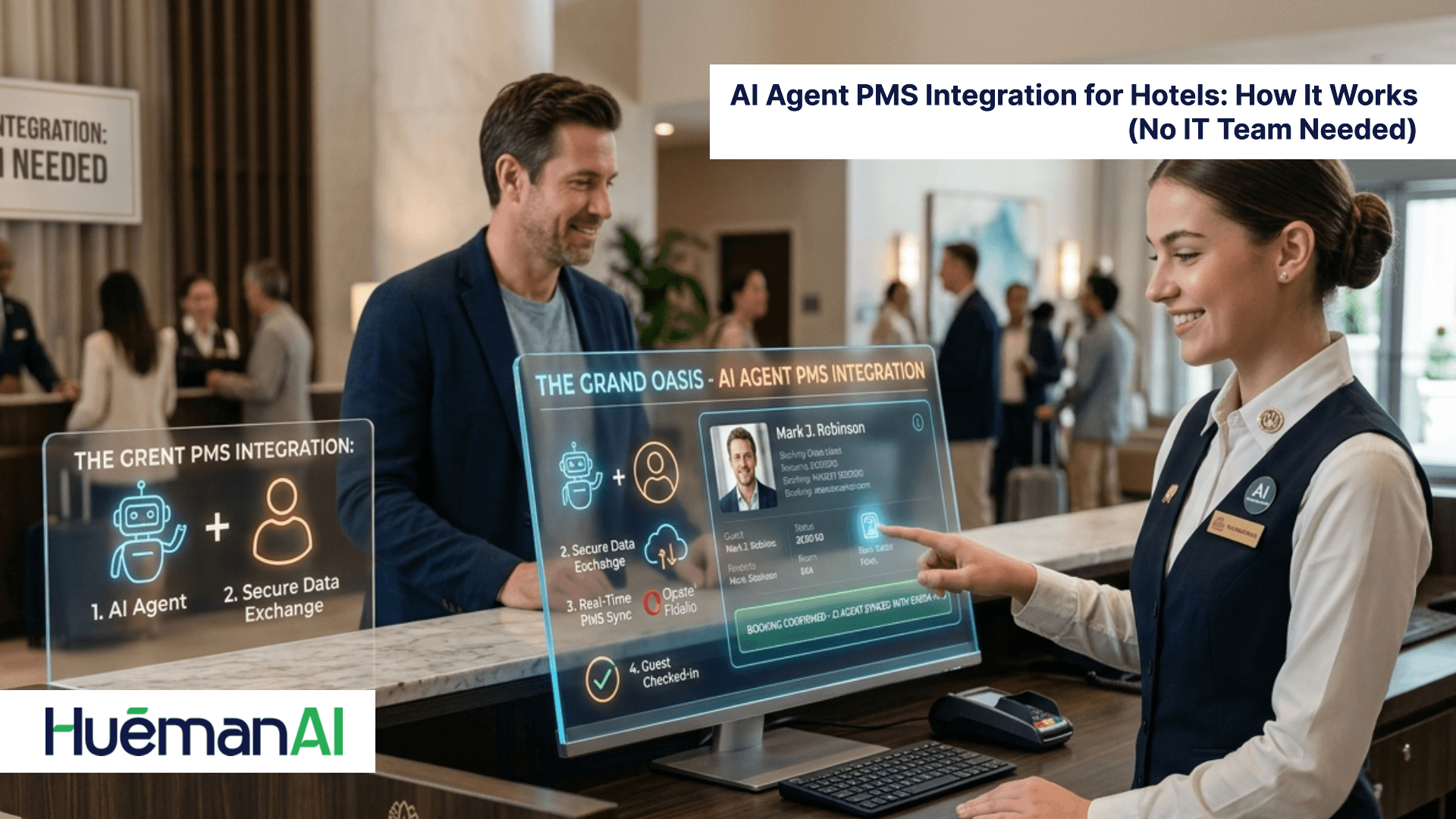 AI Agent PMS Integration for Hotels: How It Works (No IT Team Needed)